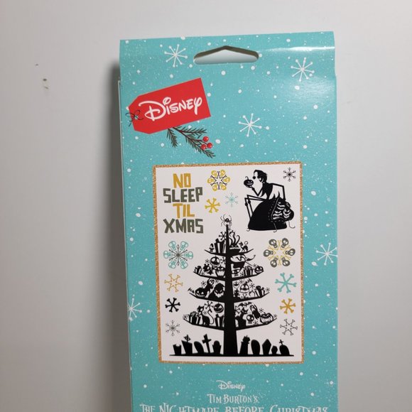 Disney The Nightmare Before Christmas Peel Stick Window Clings NO SLEEP TIL XMAS - Picture 5 of 9